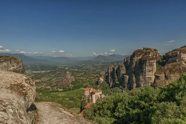 Güzel dağ manzarası Yunanistan Meteora