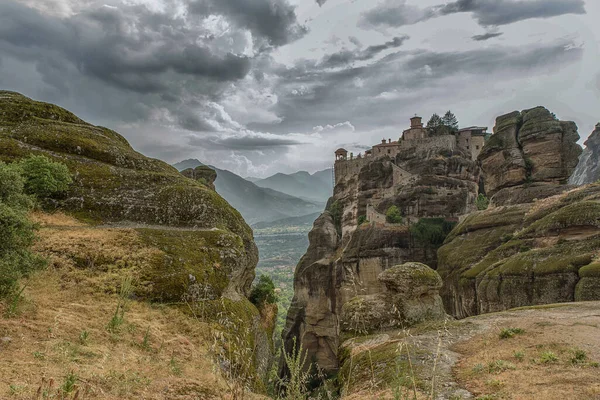 Güzel dağ manzarası Yunanistan Meteora