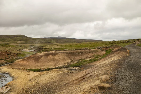 Piękny widok na krajobraz Islandii — Zdjęcie stockowe