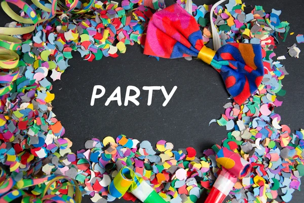 Foto de decoração de festa colorida — Fotografia de Stock