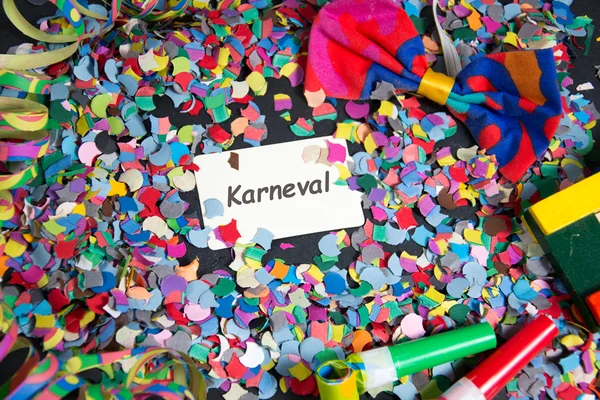 Karneval - het Duitse woord voor Carnaval — Stockfoto