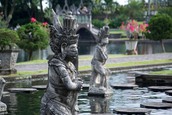 Indonezja-Bali, Tirtagangga, Pałac na wodzie — Zdjęcie stockowe