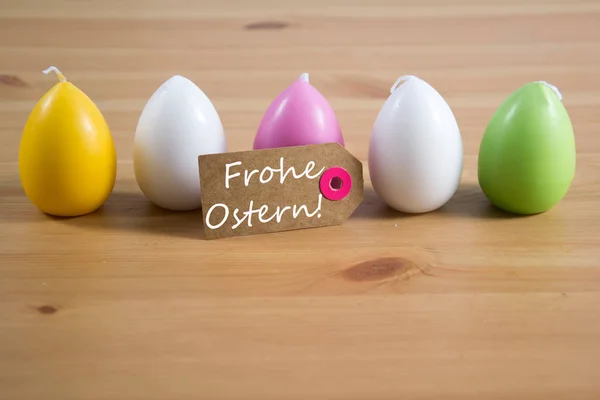 Frohe Ostern - palavras alemãs de Páscoa feliz — Fotografia de Stock