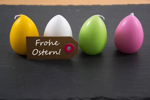 Frohe Ostern - Duitse woorden voor gelukkig Pasen — Stockfoto