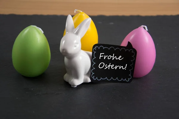 Frohe Ostern - niemieckie słowa na szczęśliwy Wielkanoc — Zdjęcie stockowe