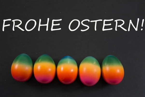 Frohe Ostern - deutsche Wörter für frohe Ostern — Stockfoto