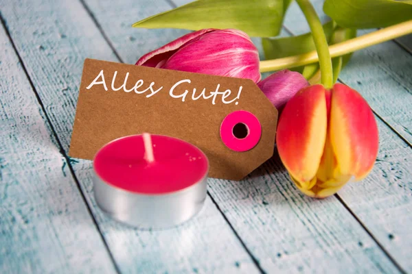 Alles gut - die deutschen Worte für alles Gute — Stockfoto