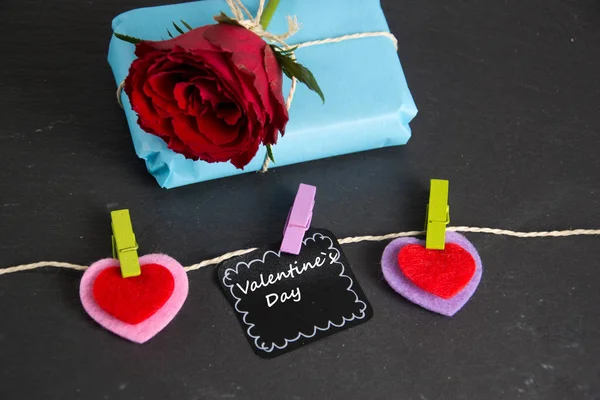 De dag van Valentijnskaarten symbool — Stockfoto