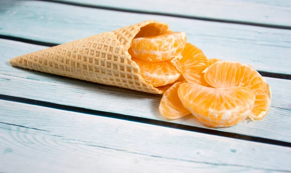 Tangarine 아이스크림 — 스톡 사진