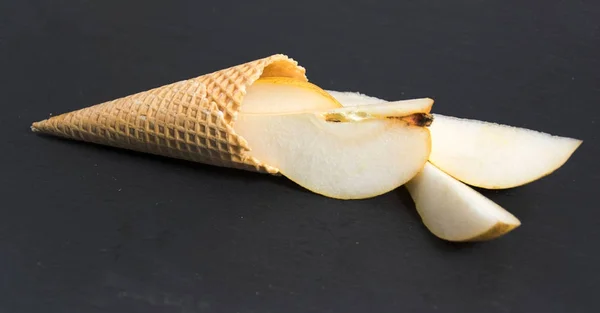 Грушевое мороженое — стоковое фото
