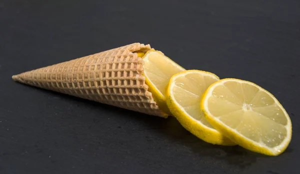 Gelato al limone — Foto Stock