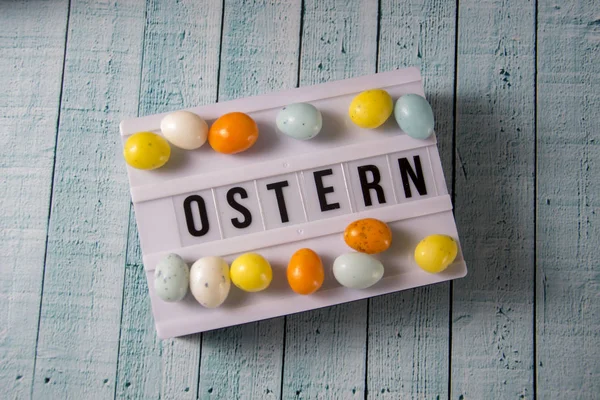 Ostern German Word Easter — Stock Photo, Image