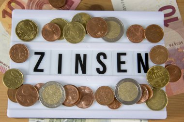 Zinsen Almanca faiz için