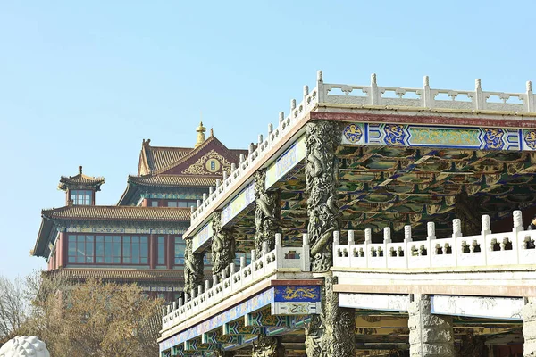 De Chinese stad. Pagoda.Xianghe.Grand tijdperk stad — Stockfoto