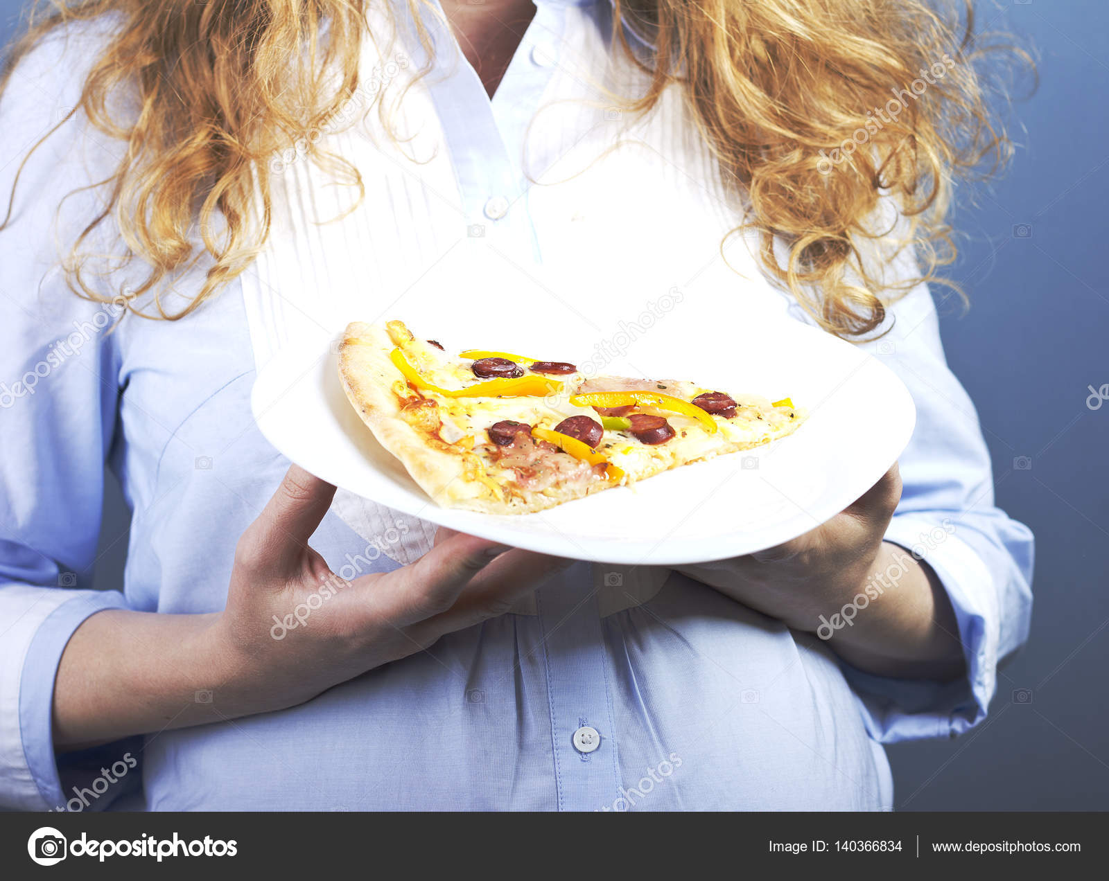 Embarazo y pizza