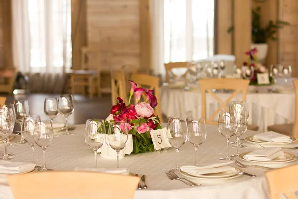 結婚式のテーブル — ストック写真