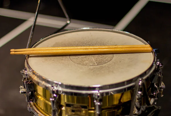 Drum Drumsticks Percussion Instrument — Stock Photo, Image