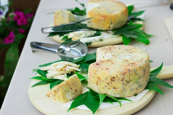 Abendessen Freien Restauranttisch Freien — Stockfoto