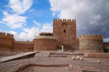 the fortified Alcazaba complex of Almeria Spain, Alcazaba de Almera