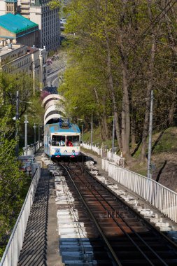 Ukrayna 'nın Kiev kentindeki teleferik 04.20.19