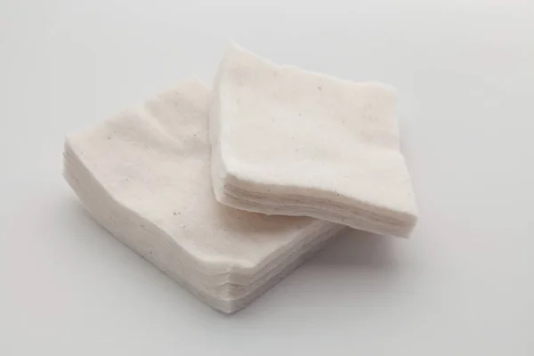 Bawełna organiczna dla vape na białym tle — Zdjęcie stockowe