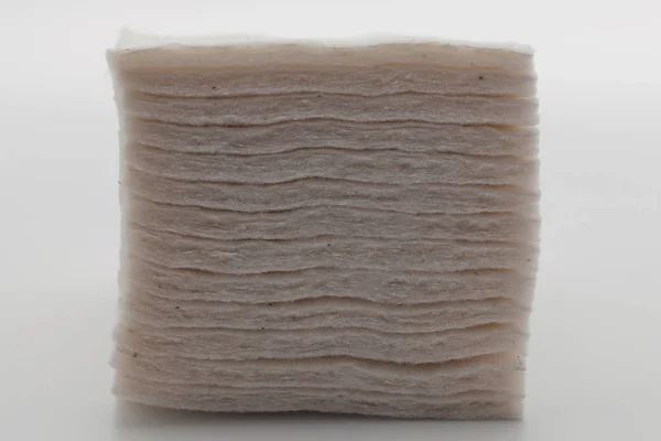 Bawełna organiczna dla vape na białym tle — Zdjęcie stockowe
