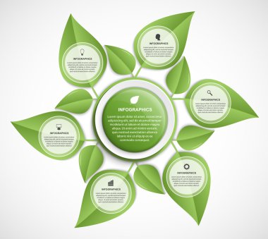 Soyut doğa Infographic