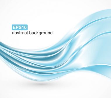 Vektör soyut mavi dalga arkaplanı.