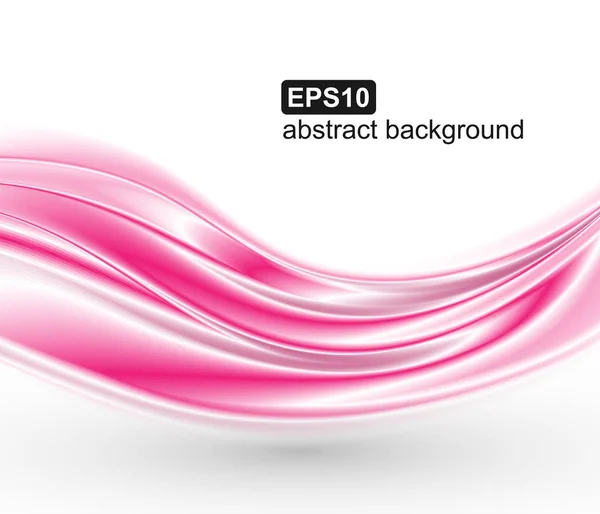 Vektor abstrakte rosa Wellen Hintergrund. — Stockvektor