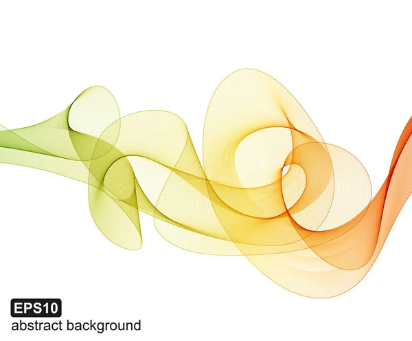 Abstract colorful wave background. Vector illustration. — Stock Vector