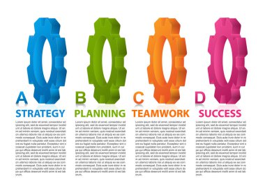 Teknoloji Infographic soyut. Tasarım öğesi. İş sunumları veya bilgi başlığı için Infographics.