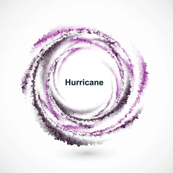 İzole gerçekçi kasırga, kasırga, fırtına. Vektör çizim.