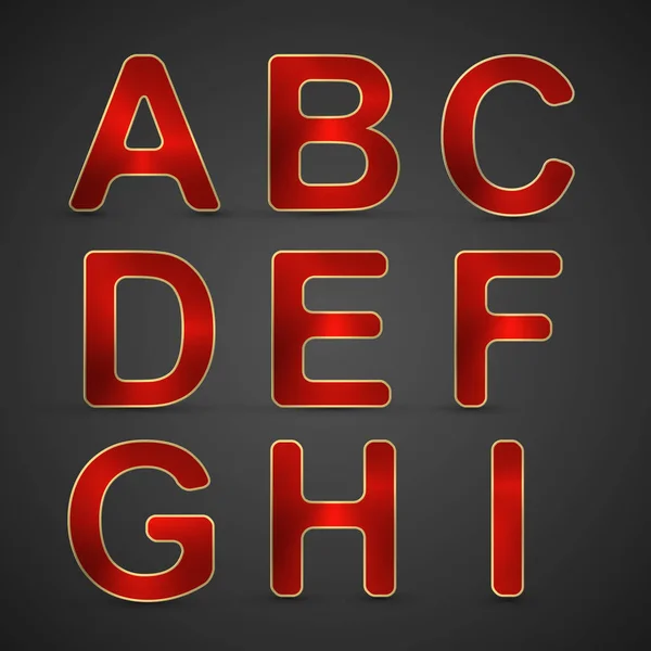 Ensemble alphabet vectoriel . — Image vectorielle