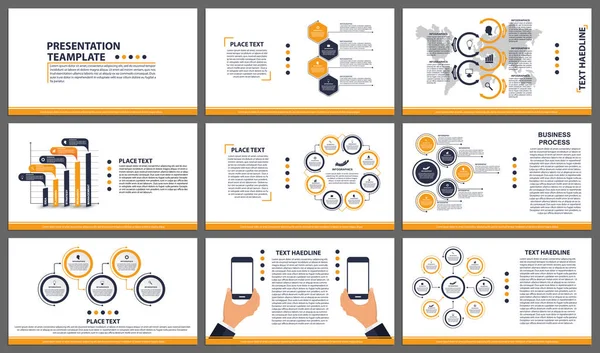 Vorlage für Unternehmenspräsentationen. Moderne Elemente der Infografik. Kann für Unternehmenspräsentationen, Broschüren, Informationsbanner und Broschüren-Cover-Design verwendet werden. — Stockvektor