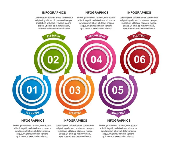 Αφηρημένες Επιλογές Πρότυπο Infographics Infographics Για Παρουσιάσεις Επιχειρήσεων Ενημερωτικό Banner — Διανυσματικό Αρχείο