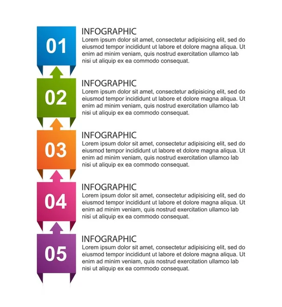 Geschäftsoptionen Infografik Zeitleiste Designvorlage Für Unternehmenspräsentationen Oder Informationsbanner — Stockvektor