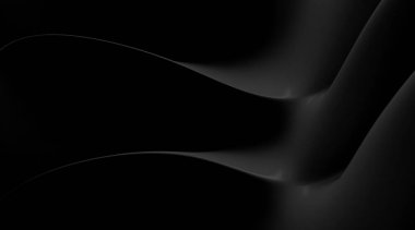 Abstract of dark smooth shape for architectural conceptual, Curve line ,free form. 3D rendering