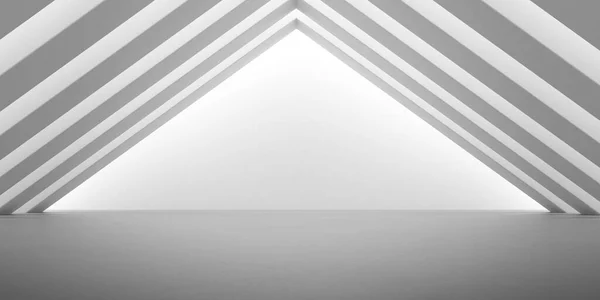 Absztrakt Beton Belső Tér Fény Vetett Árnyék Falon Geometrikus Szerkezet — Stock Fotó