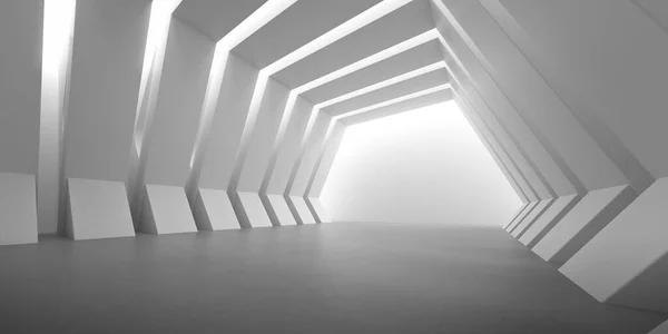 Περίληψη Του Μπετόν Εσωτερικό Φως Ρίχνει Σκιά Στον Τοίχο Γεωμετρική — Φωτογραφία Αρχείου