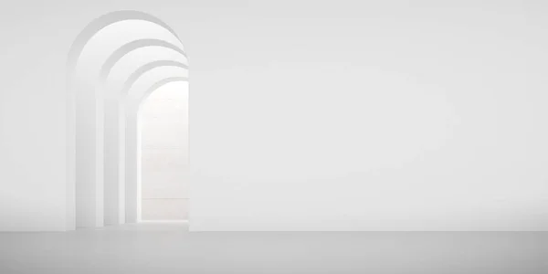 photo Room Entrance Arch Design view of empty white room with arch