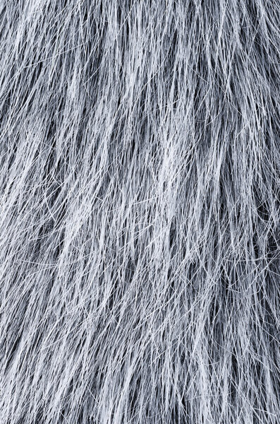 Серый поддельный мех
