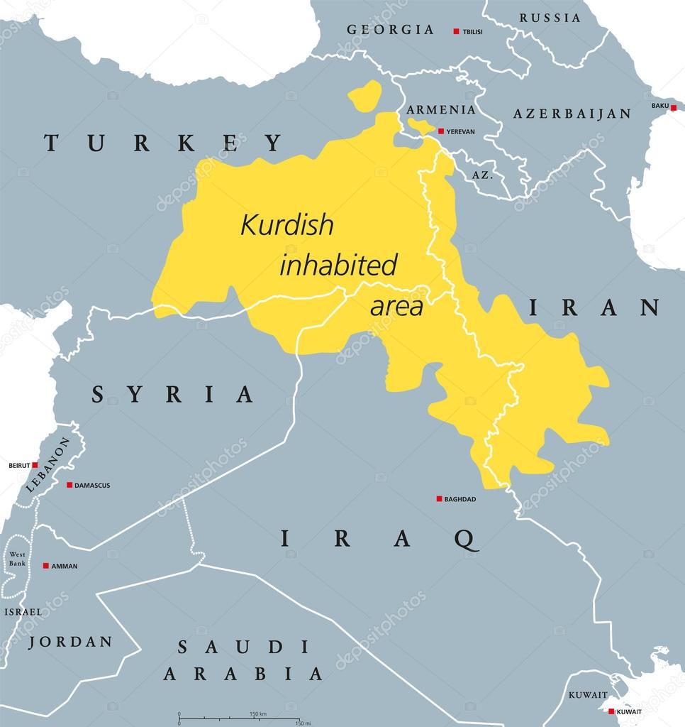 Kurdistan Oil Exploration Map