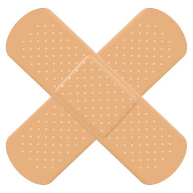 Çapraz yapışkanlı bandaj