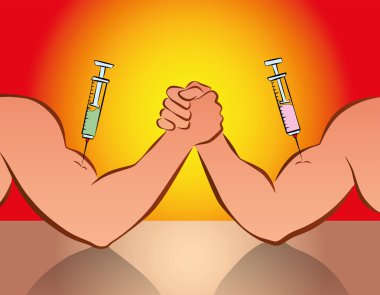Doping spor şırınga anabolik uyuşturucu