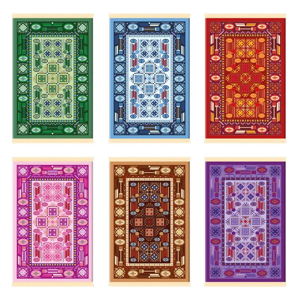 地毯的颜色变化 — 图库矢量图片