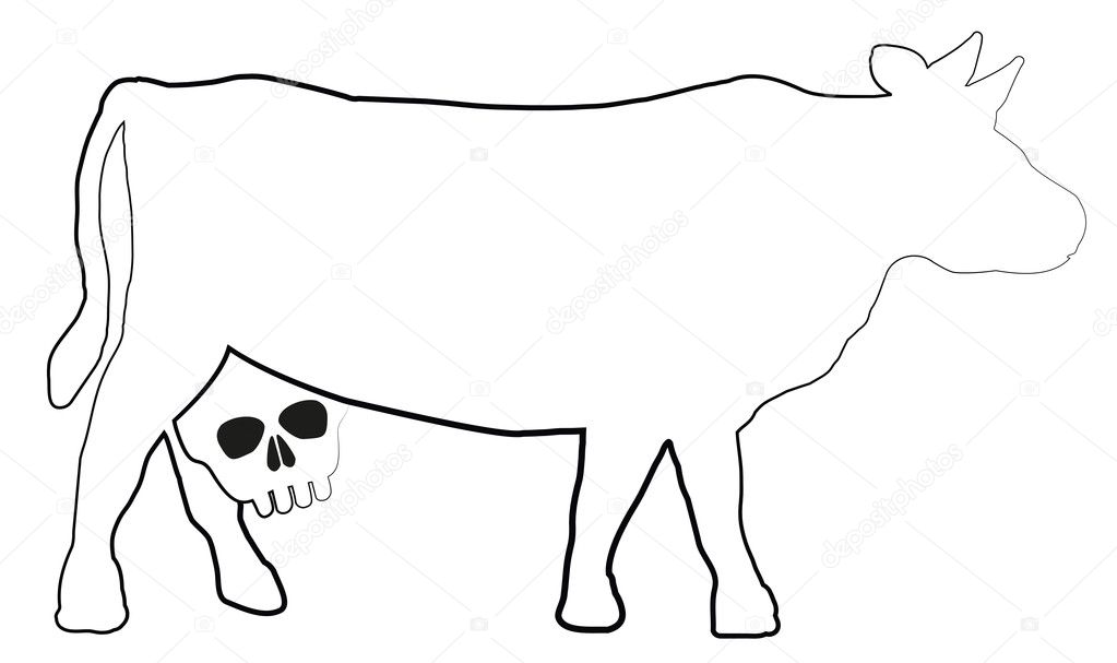 Cow Milk Health Risk Udder Skull