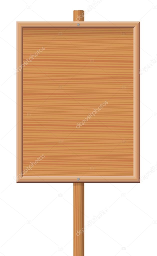 Information Board Wooden Texture