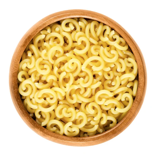 Gobbetti pasta i träskål — Stockfoto