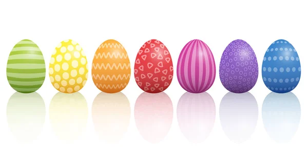 Diseño del patrón de huevos de Pascua — Vector de stock