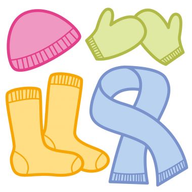 Mittens eşarp Cap Giyim Kış çorap
